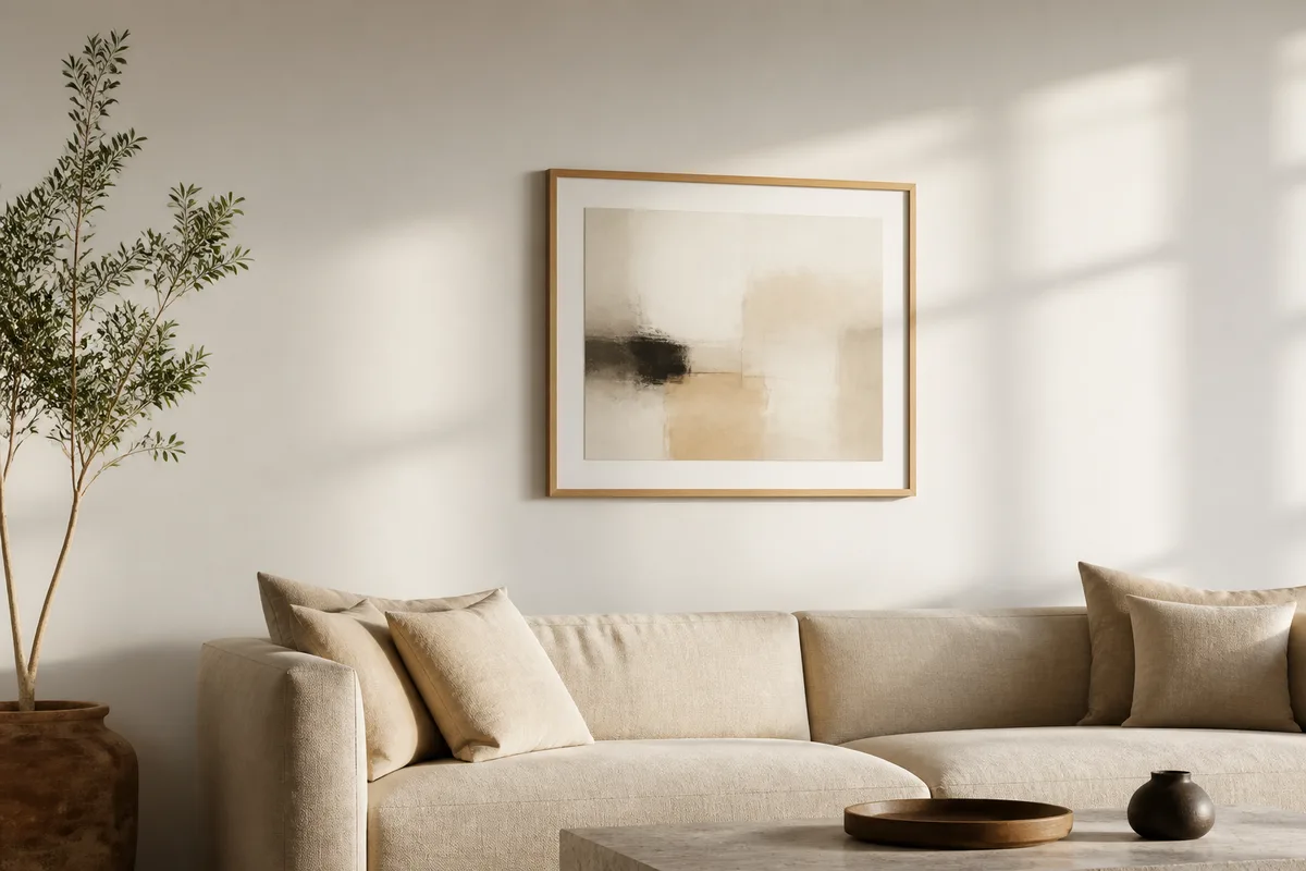 Comment accrocher un tableau au mur : hauteur, fixation et pose droite