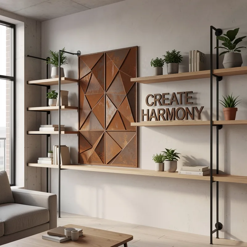 Décoration murale design en fer : 7 idées tendance pour 2026